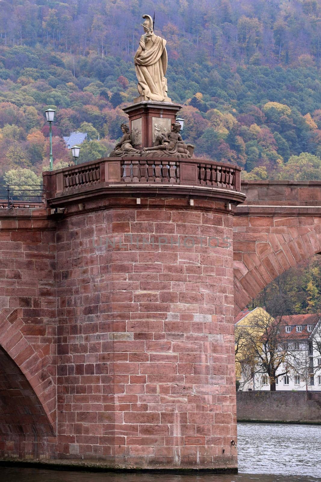 Pallas Athena on the Old Bridge in Heidelberg