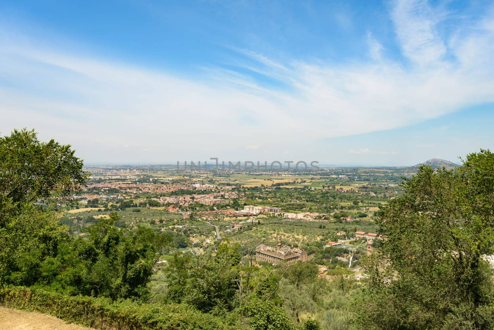 A nice Tivoli town landscape with amazing sky