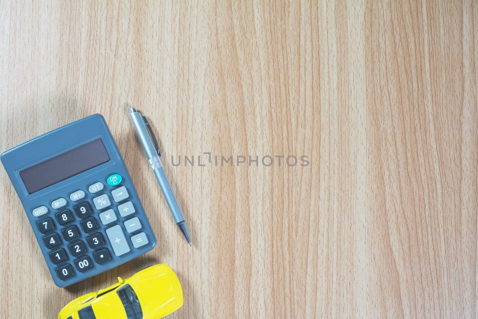 Car insurance and car services concept. Business concept. Toy car insurance concept.