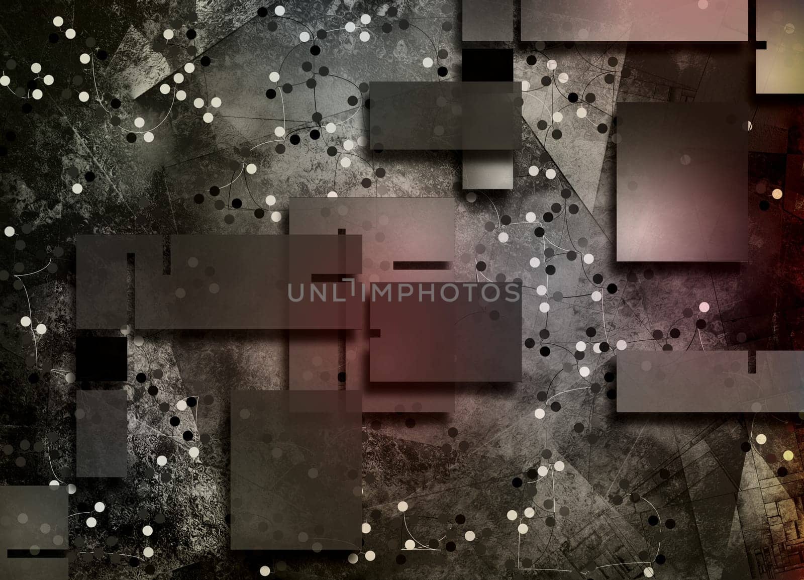 Abstract composition of geometric figures