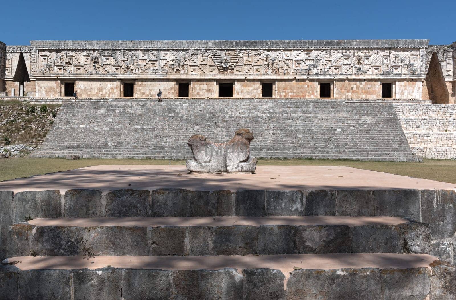 ruins of the ancient Mayan city Uxmal. UNESCO World Heritage Site, Yucatan, Mexico.