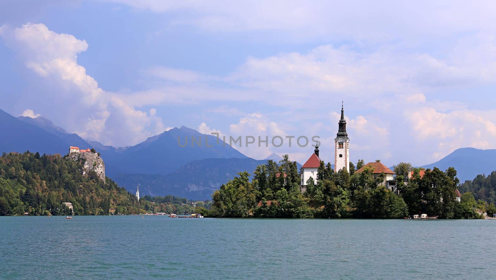 St. Mary's Church on the small island in Lake Bled