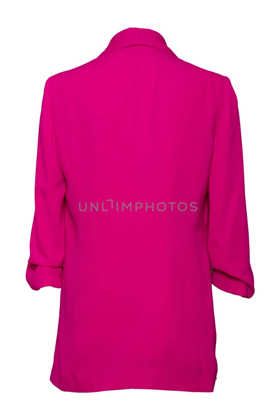 Women jackets. Woman pink jacket isolated on a white background. Women fashion.