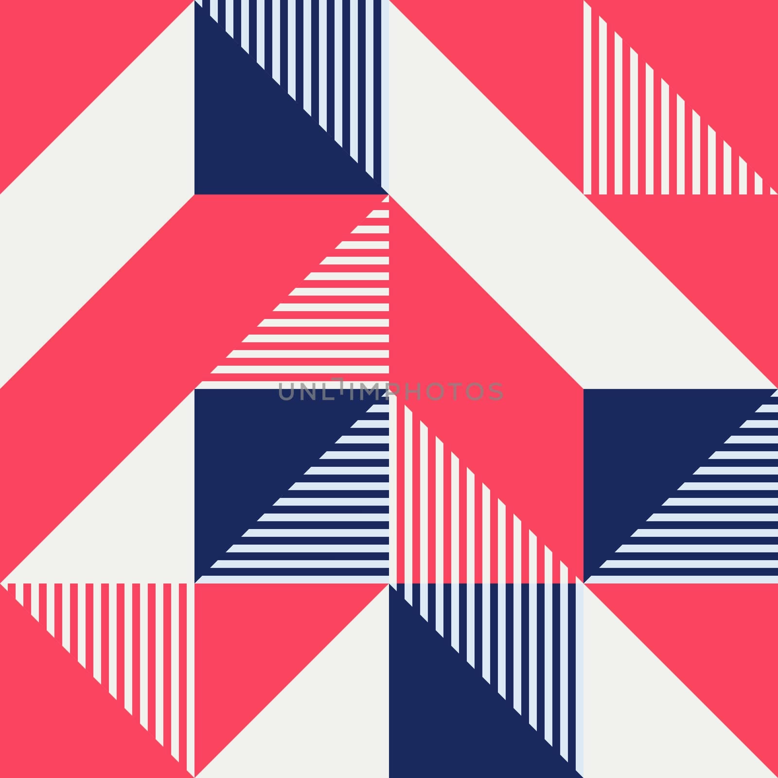 Simple geometric artwork with editable bold blocks. Scandinavian style. Universal abstract seamless pattern for wallpaper, web or prints cover, textile, ceramic tile etc.