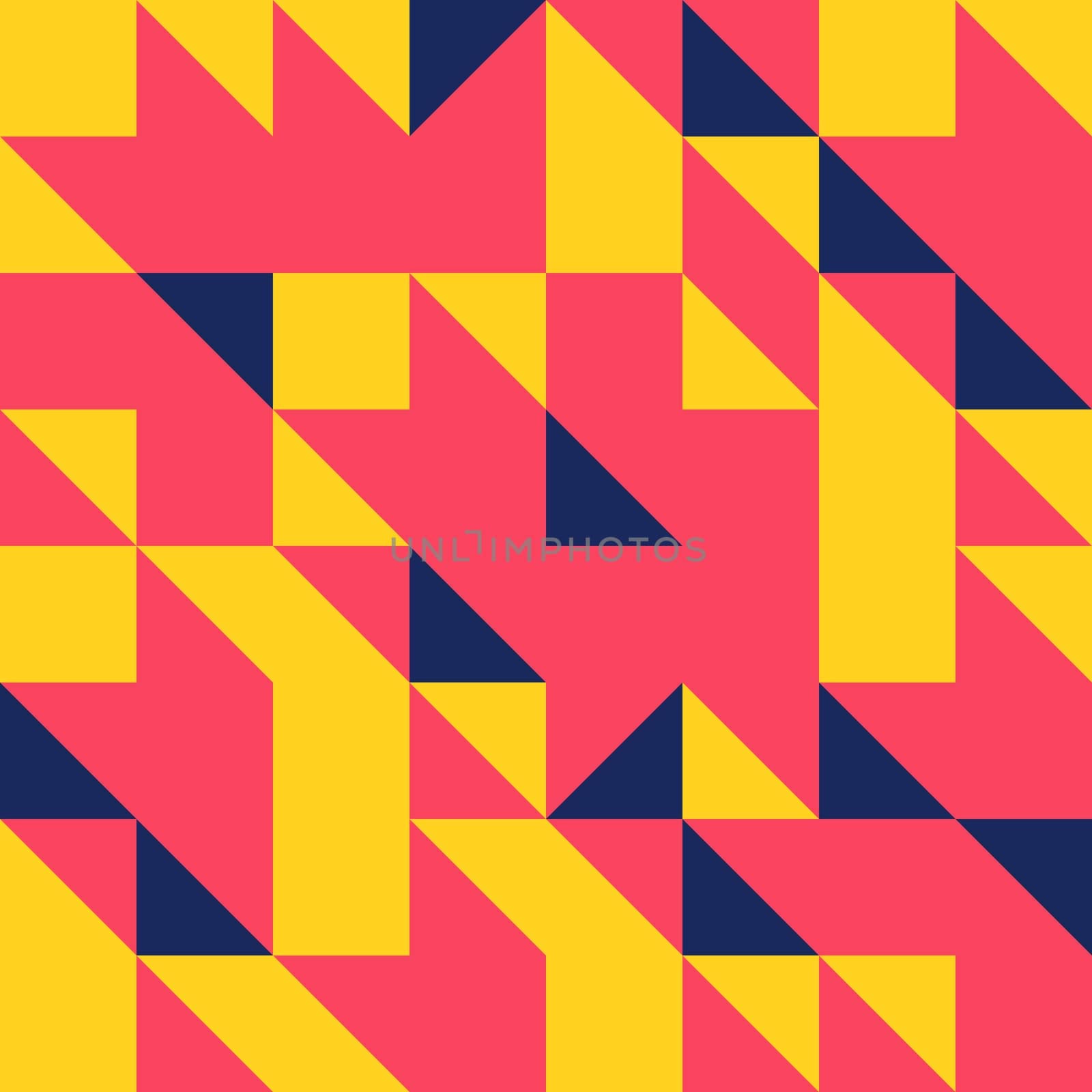 Simple geometric artwork with editable bold blocks. Scandinavian style. Universal abstract seamless pattern for wallpaper, web or prints cover, textile, ceramic tile etc.