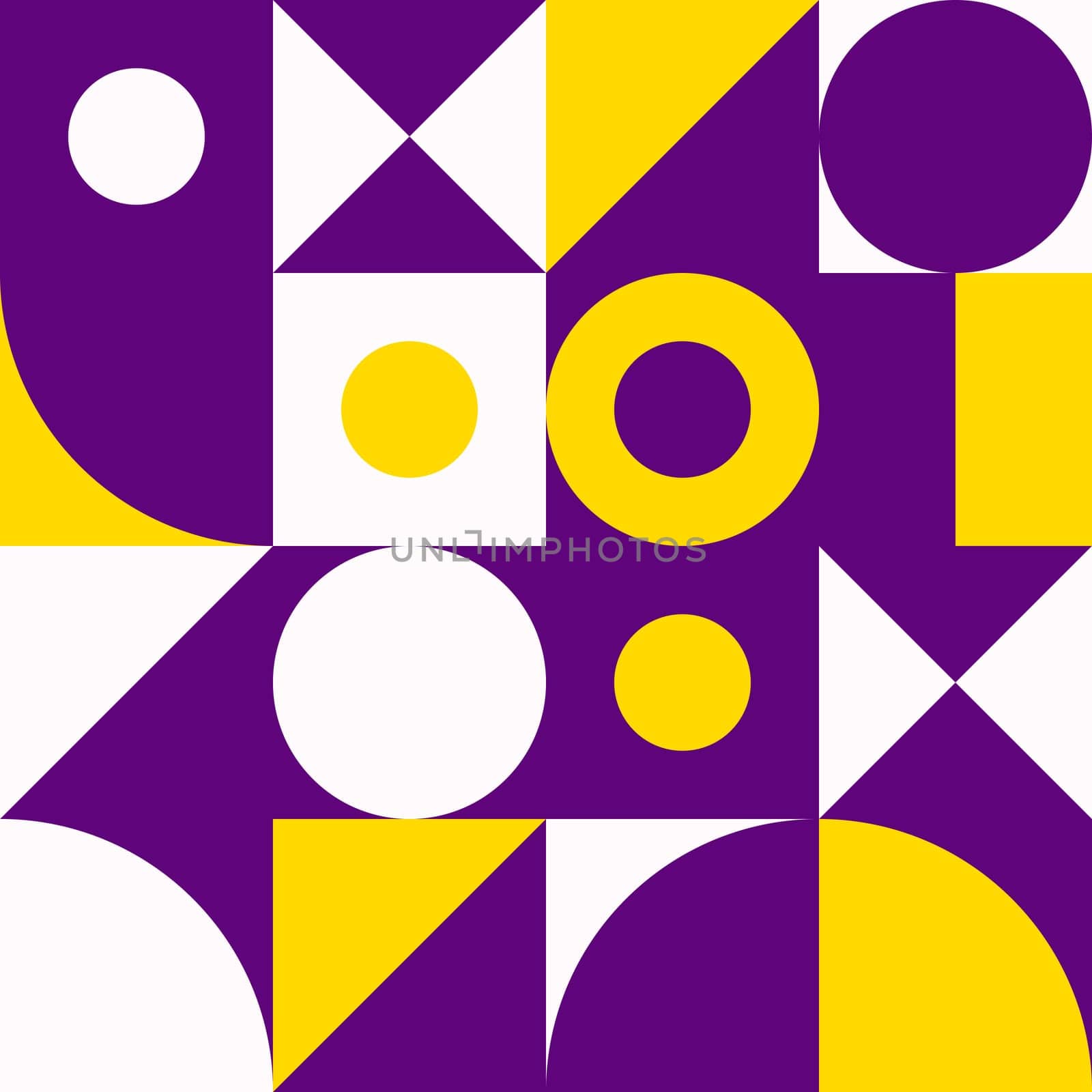 Simple geometric artwork with editable bold blocks. Scandinavian style. Universal abstract seamless pattern for wallpaper, web or prints cover, textile, ceramic tile etc.