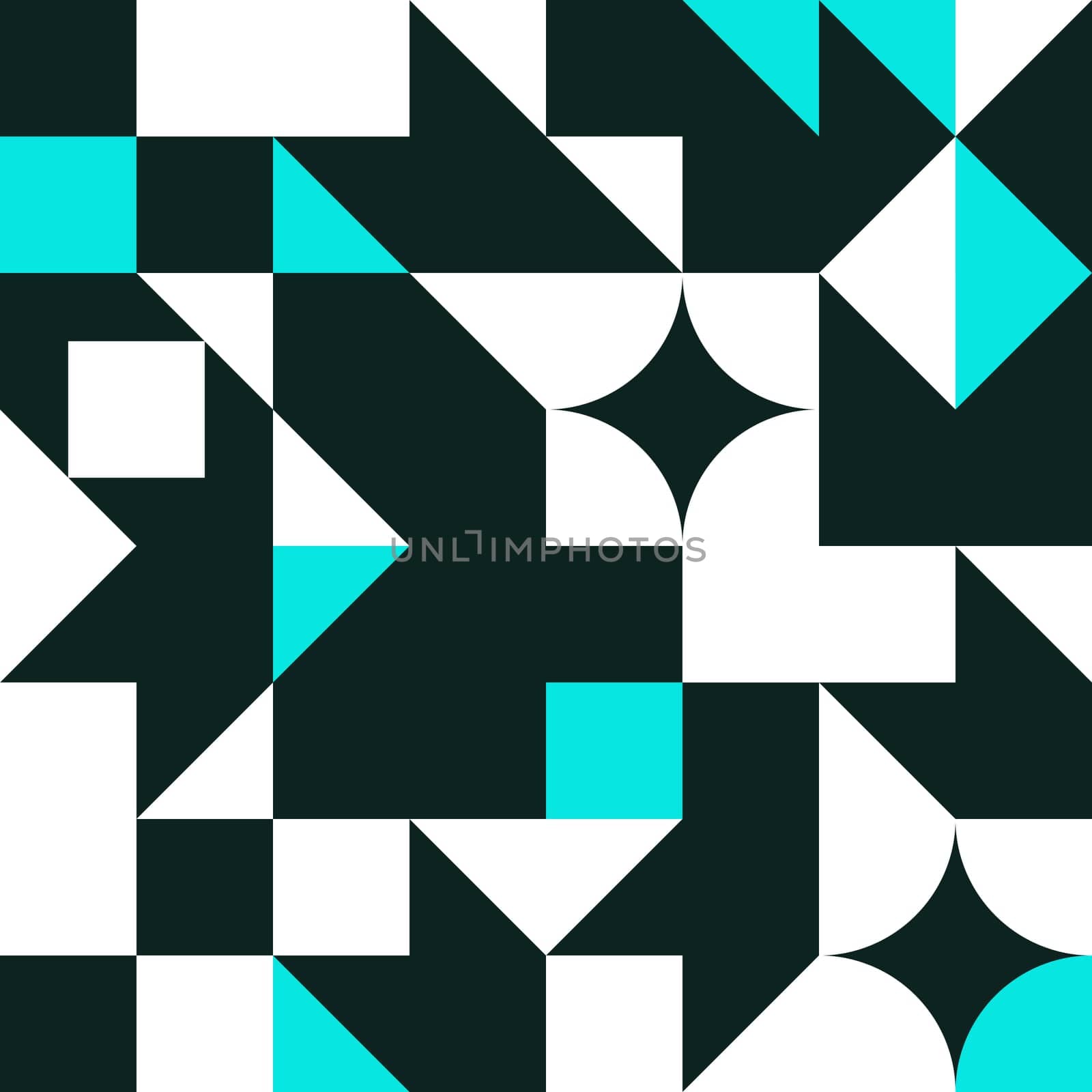 Simple geometric artwork with editable bold blocks. Scandinavian style. Universal abstract seamless pattern for wallpaper, web or prints cover, textile, ceramic tile etc.