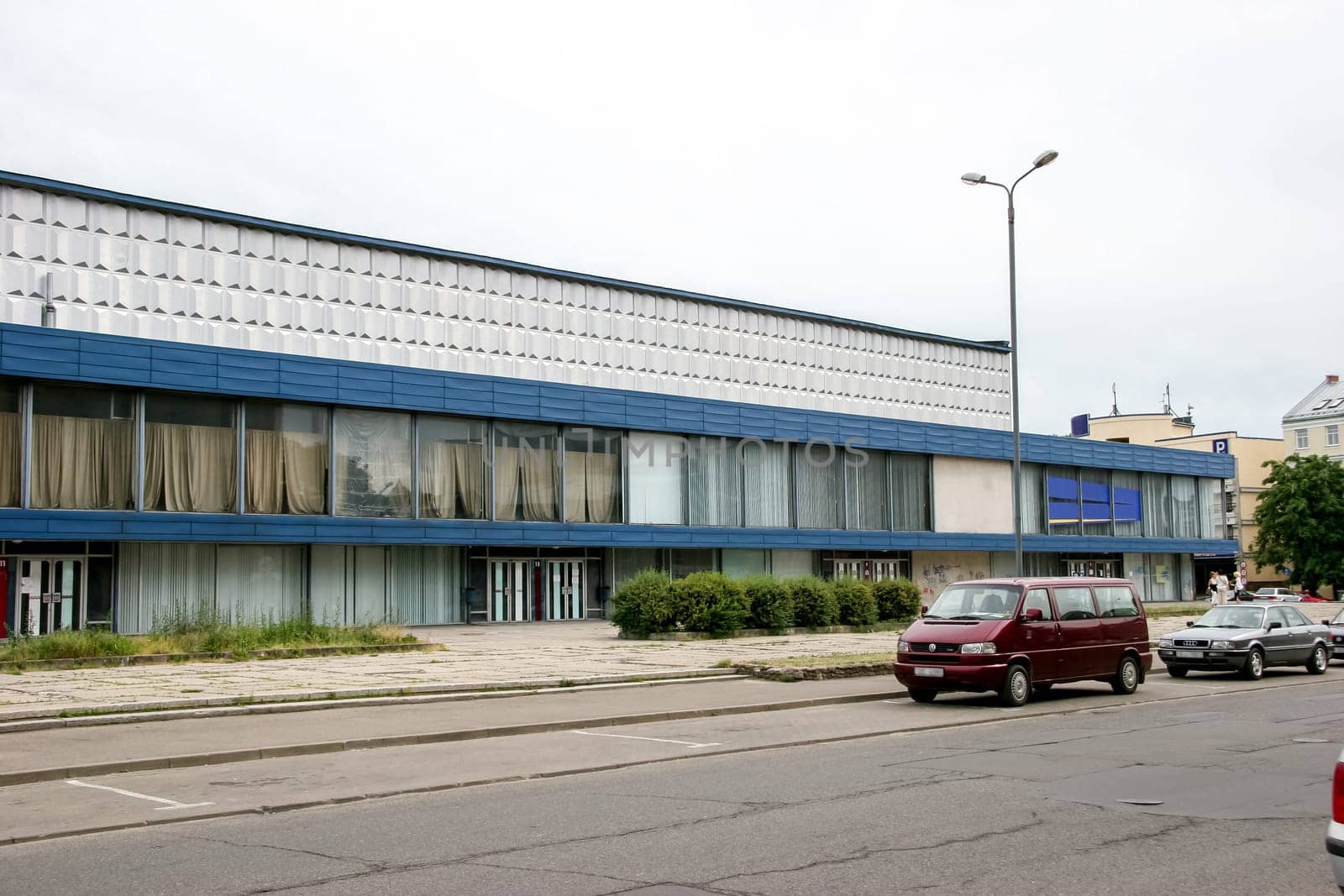 Riga Sports Palace "Rigas Sporta Pils"" shortly before demolition. Riga, Latvia."