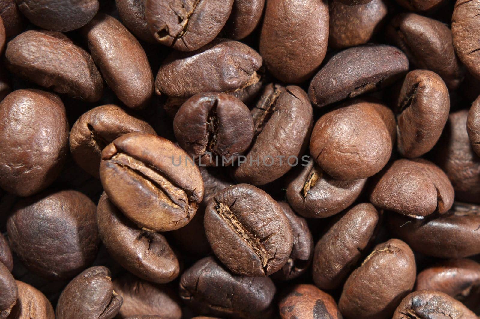 Coffee beans. Coffee beans as background or texture. Background of coffee beans.