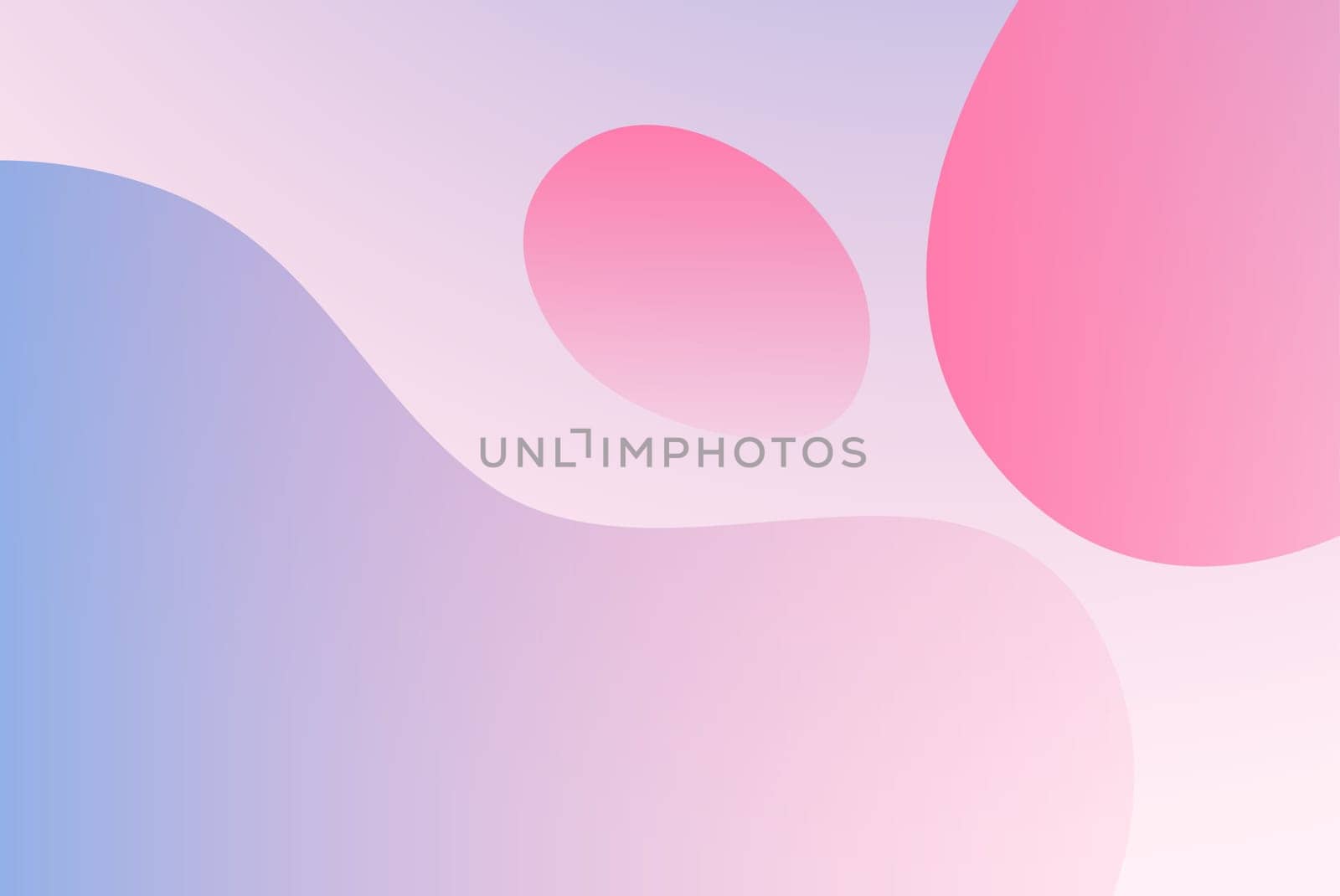 Gradient background with simple liquid forms in light pastel colors. Perfect illustration as backdrop