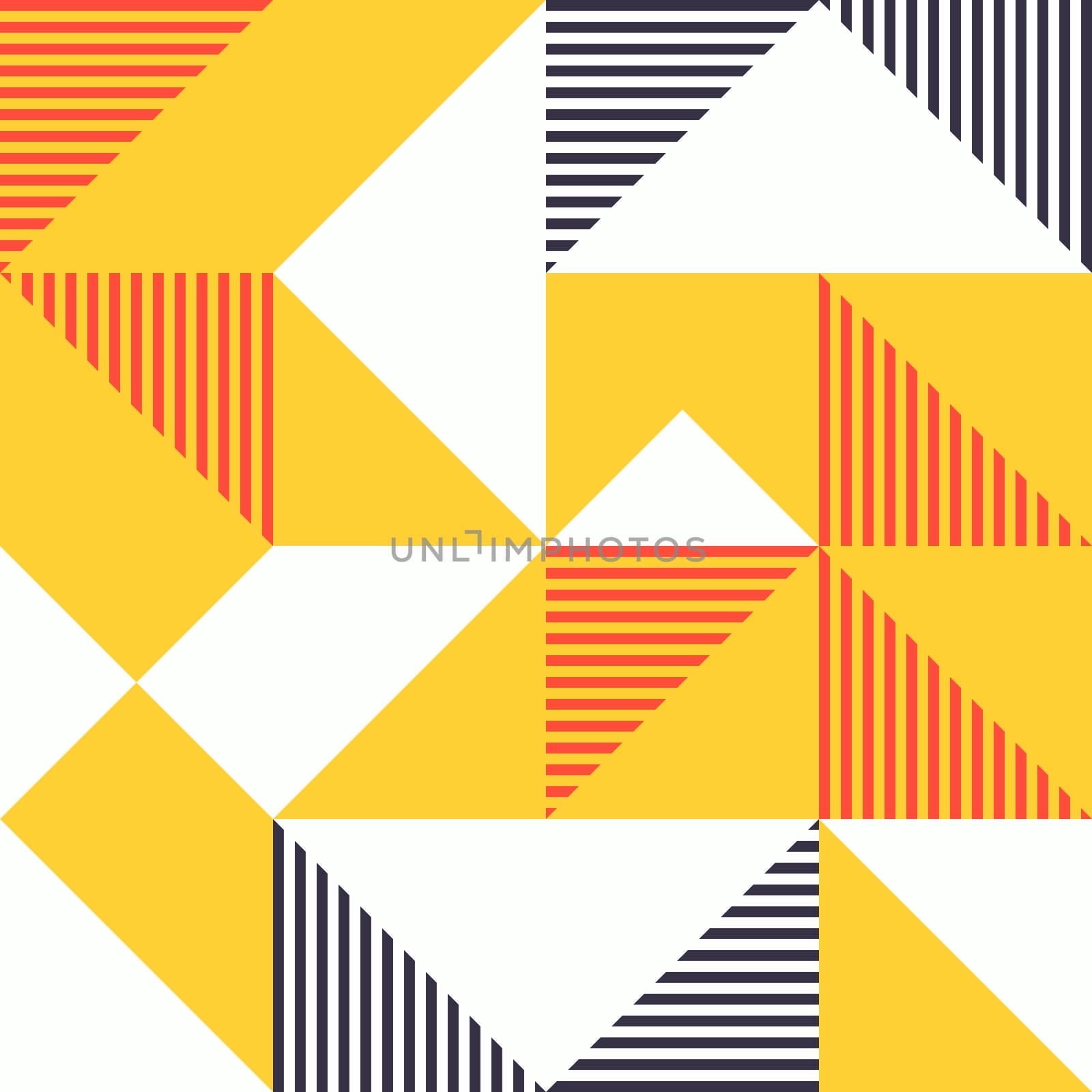Simple geometric artwork with editable bold blocks. Scandinavian style. Universal abstract seamless pattern for wallpaper, web or prints cover, textile, ceramic tile etc.