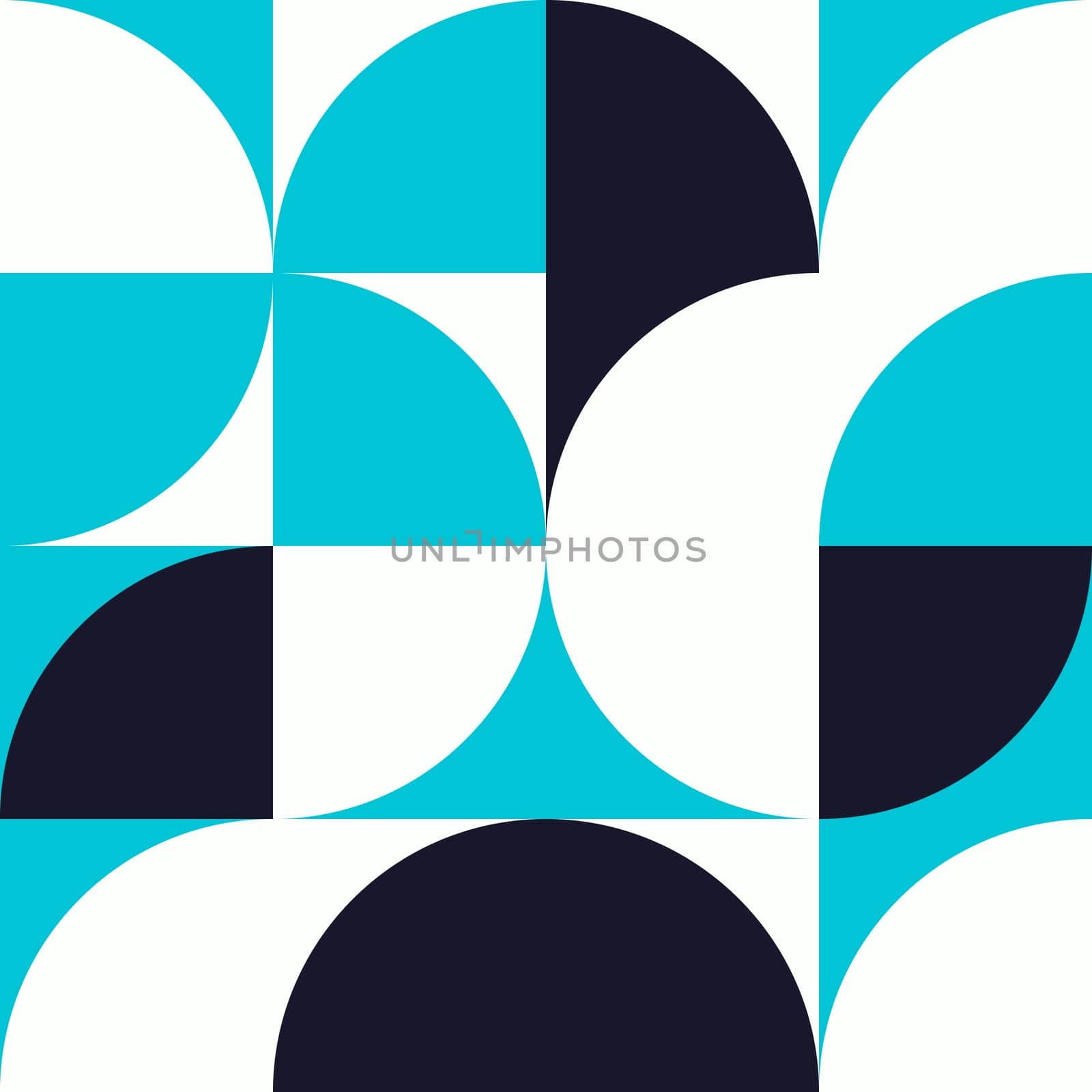 Simple geometric artwork with editable bold blocks. Scandinavian style. Universal abstract seamless pattern for wallpaper, web or prints cover, textile, ceramic tile etc.
