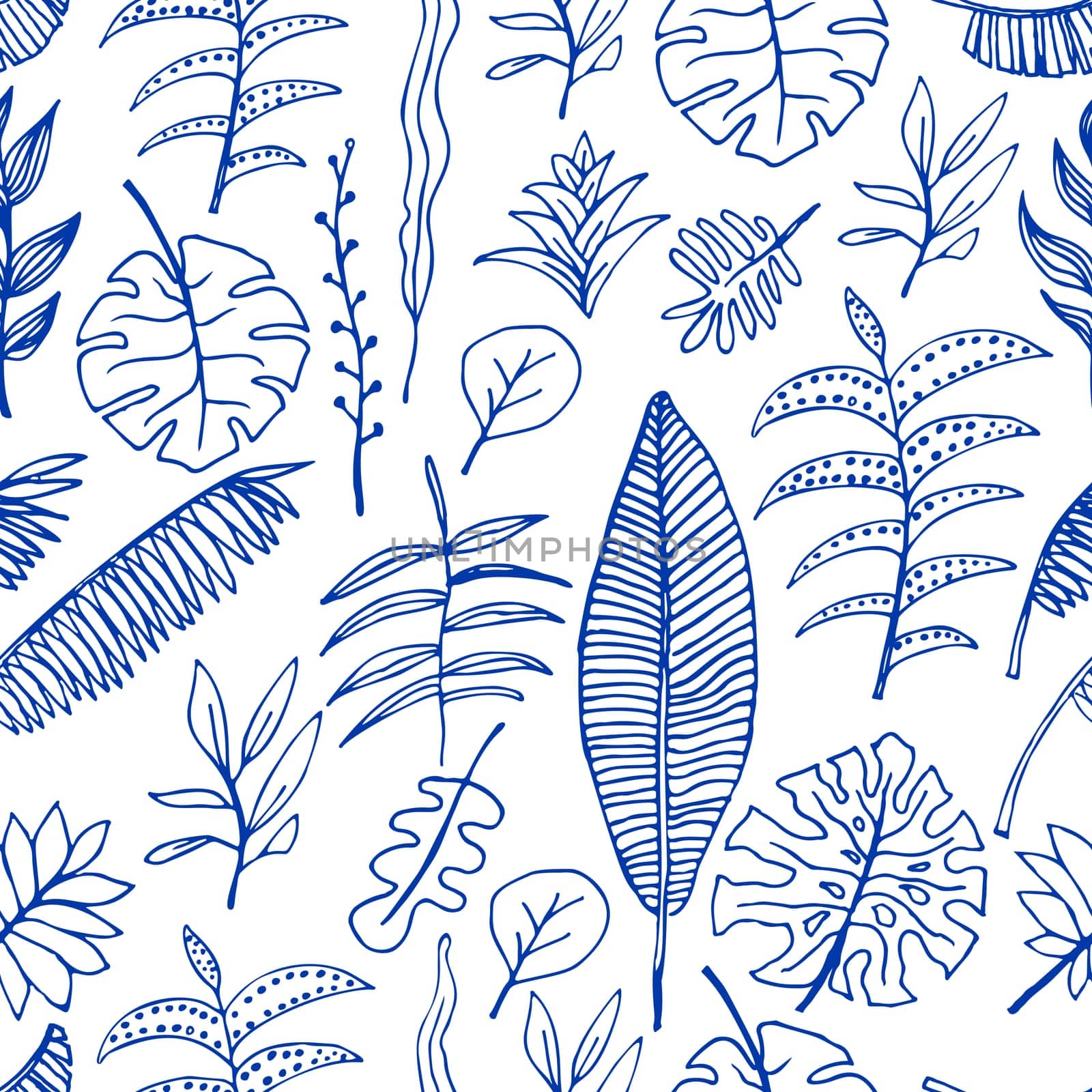 Floral seamless pattern. Vector nature bright background. Flourish wallpaper with plants Inflorescences