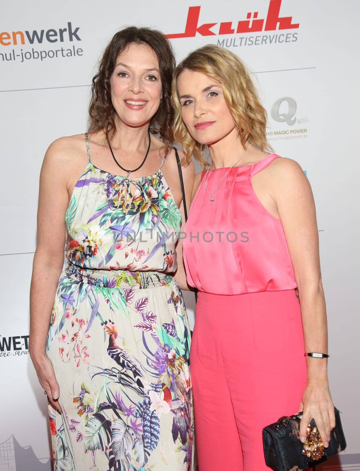 Svenja Page and Andrea Luedke    at the University Gala Hamburg