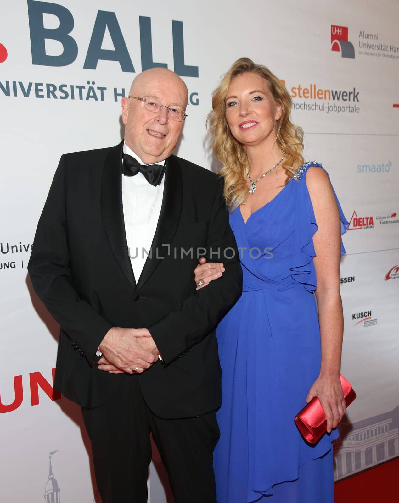 Dieter Lenzen (Uni President) Jette Joop   at the University Gala Hamburg