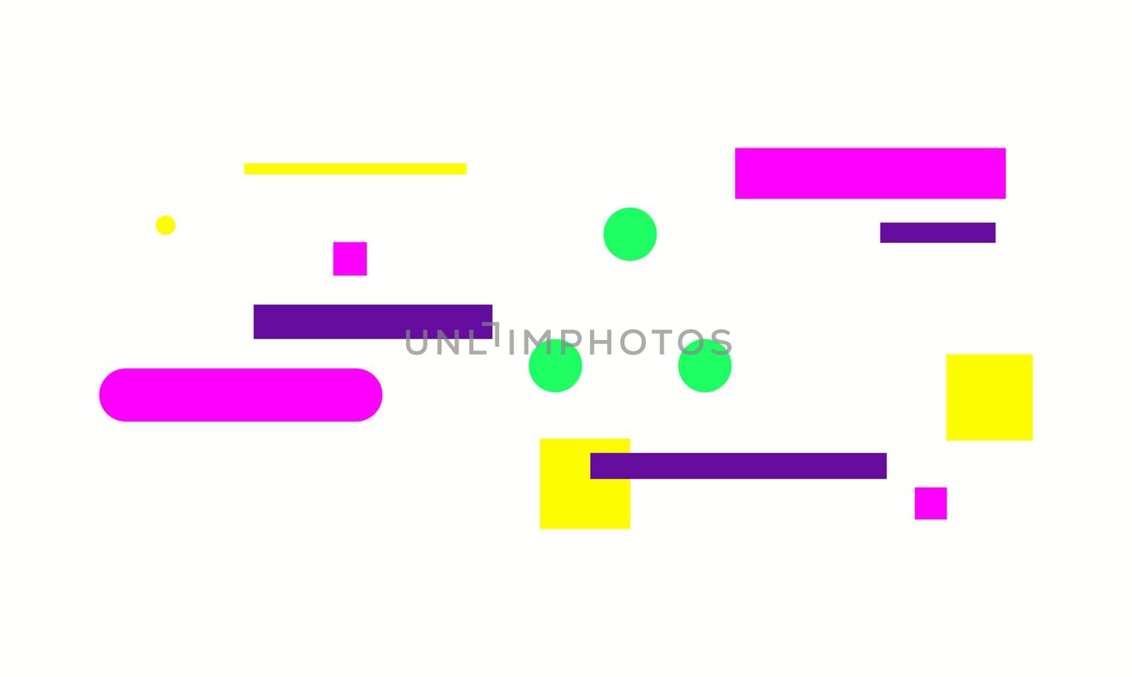 Space for text. Minimal geometric web banner design. Vector template with shapes elements. Modern, hipster style