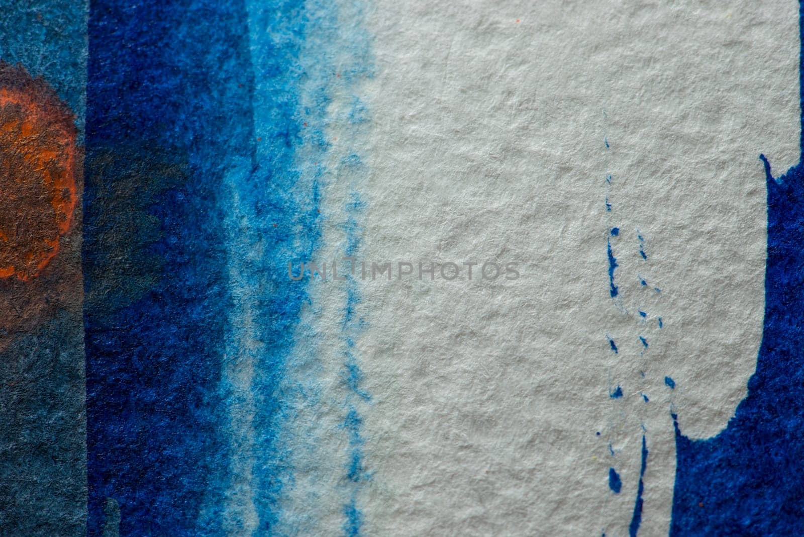 Abstract aquarelle hand drawn art on white background, Watercolor grunge texture backdrop