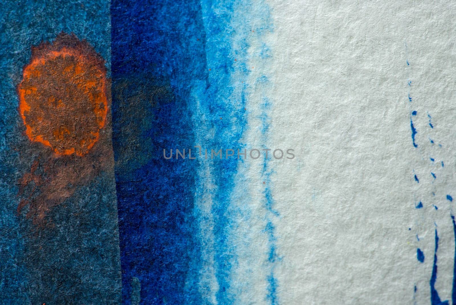Abstract aquarelle hand drawn art on white background, Watercolor grunge texture backdrop