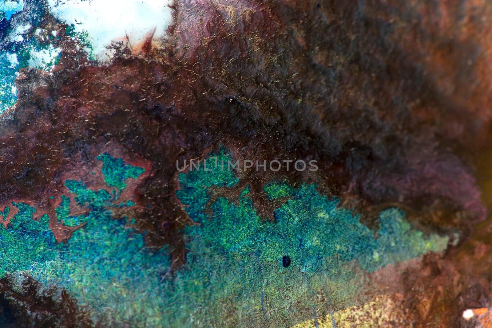 Abstract aquarelle hand drawn art on white background, Watercolor grunge texture backdrop