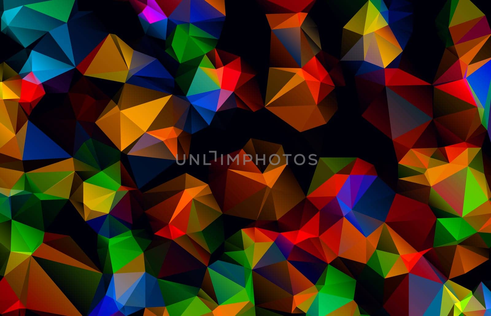 Abstract polygonal background,the effect of broken glass