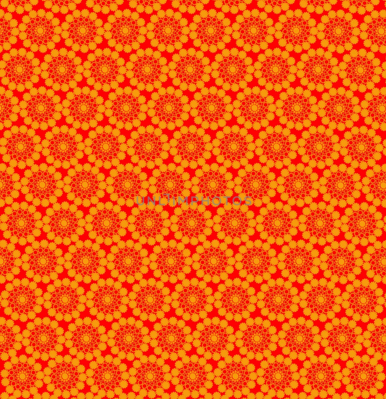 wallpapers with many yellow abstract patterns on the red