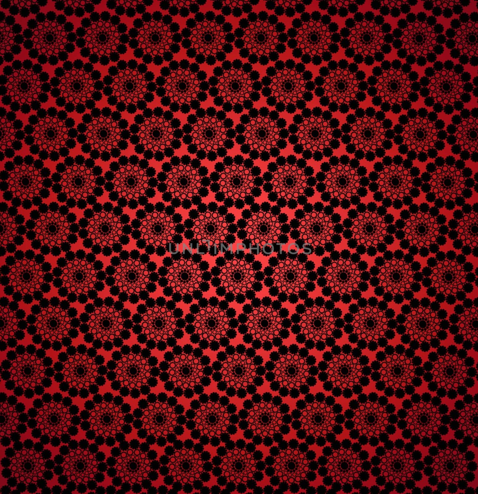 luxurious wallpapers with many round abstract dark red patterns