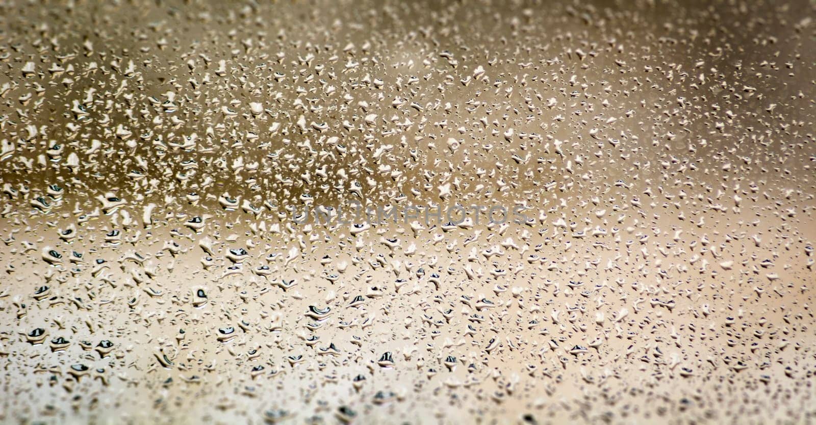 Raindrops on glass. Pattern Effect. Seasonal concept