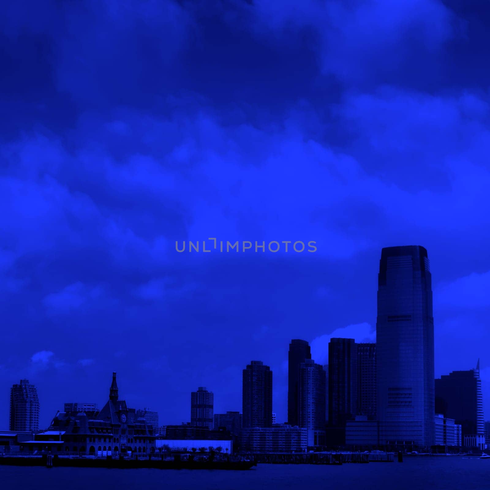 New Jersey skylines from Manhattan, New York