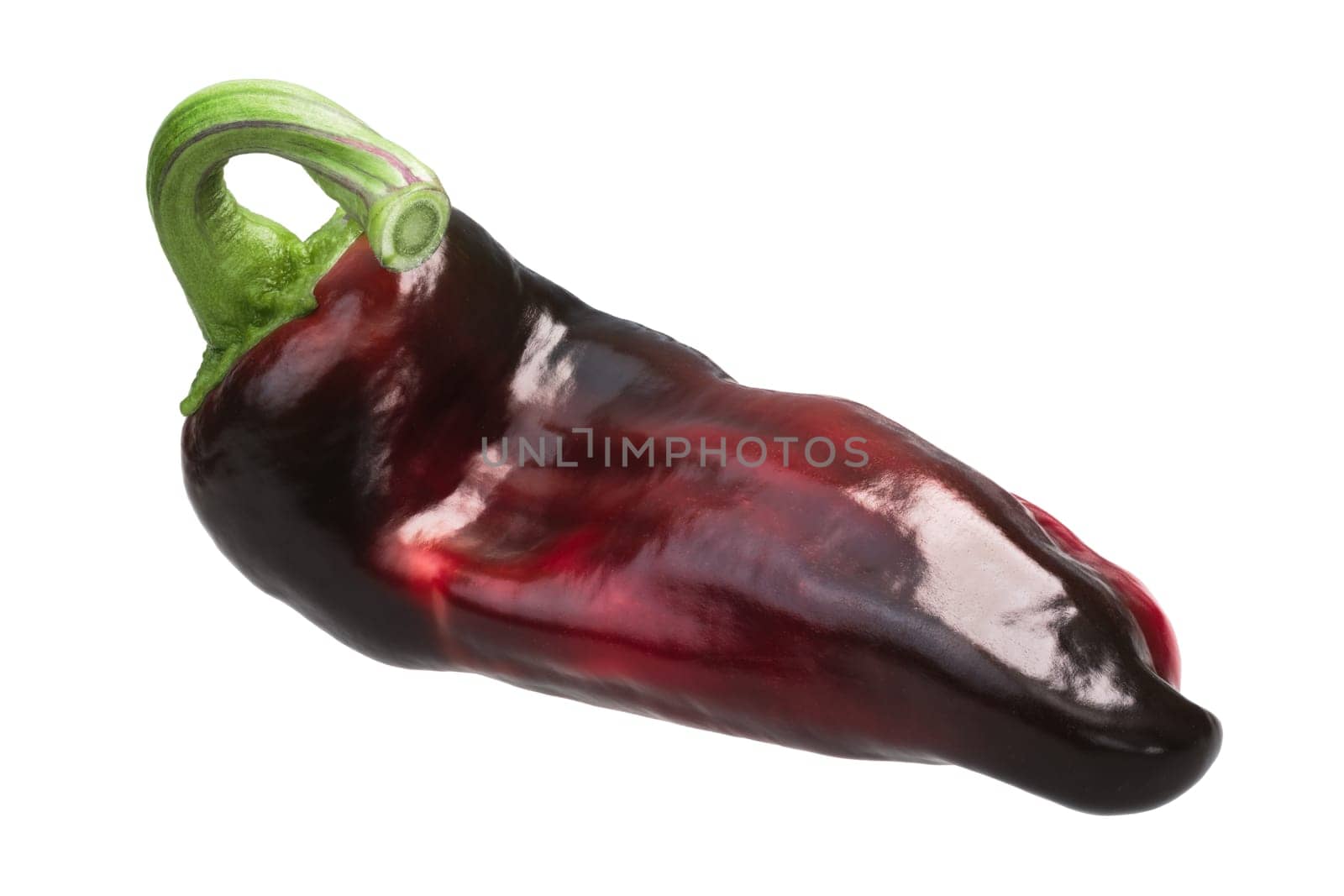 Dulce De Espana sweet chile pepper. Clipping path