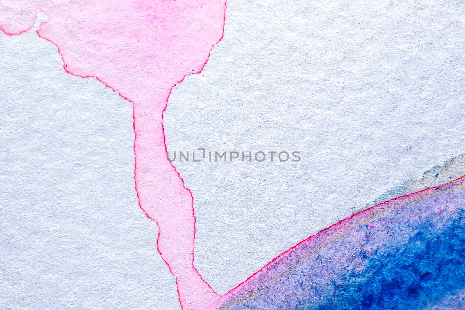 Abstract aquarelle hand drawn art on white background, Watercolor grunge texture backdrop