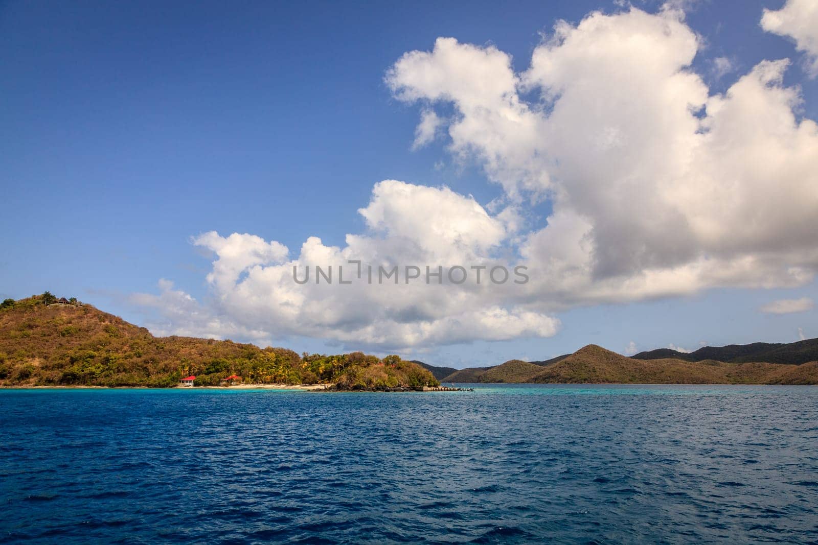 Secluded beach resort in British Virgin Islands