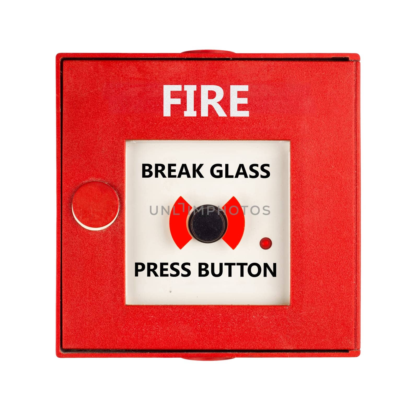 firebox in front of white background