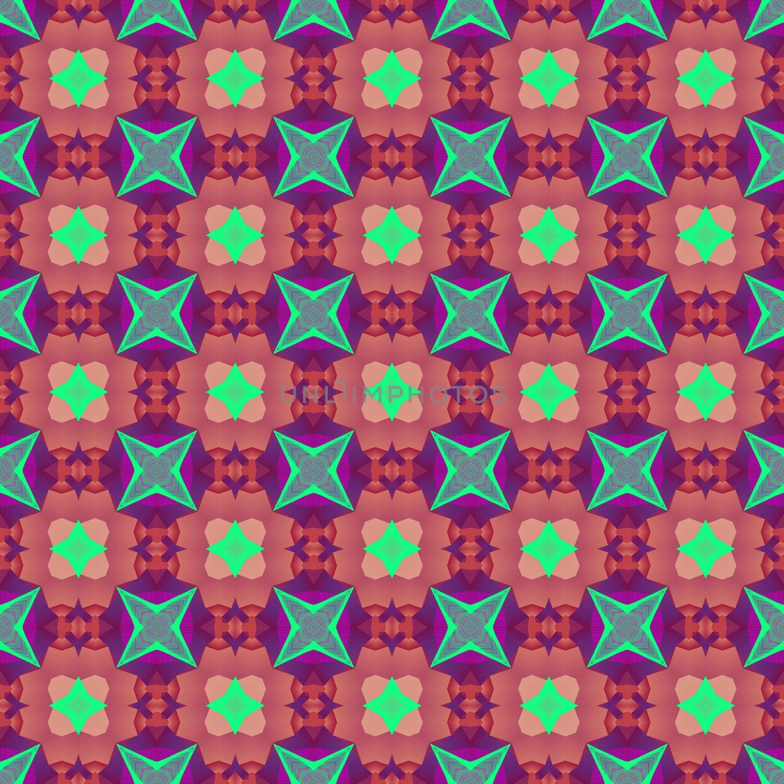 ethnic kaleidoscopic patterns, colorful background