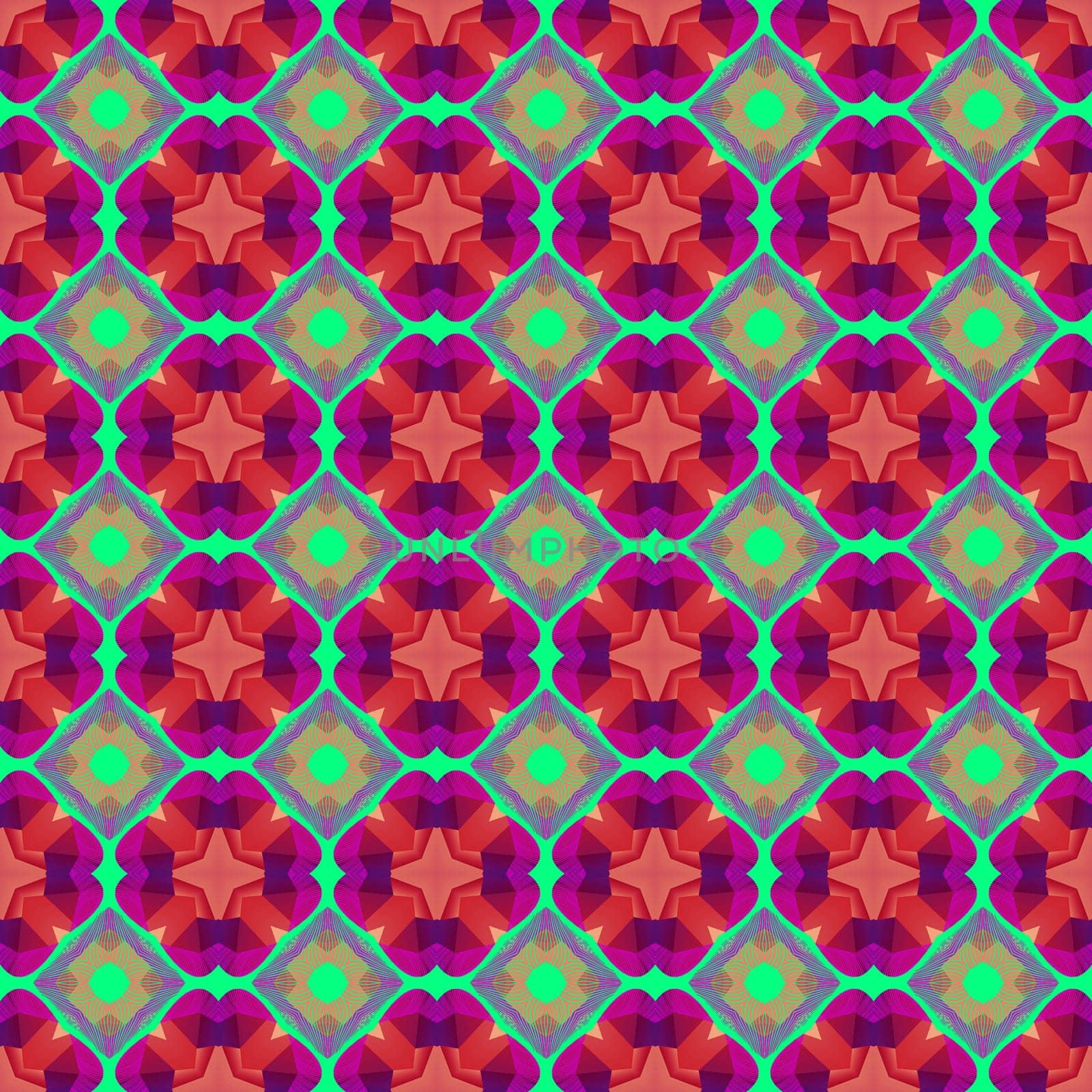 ethnic kaleidoscopic patterns, colorful background