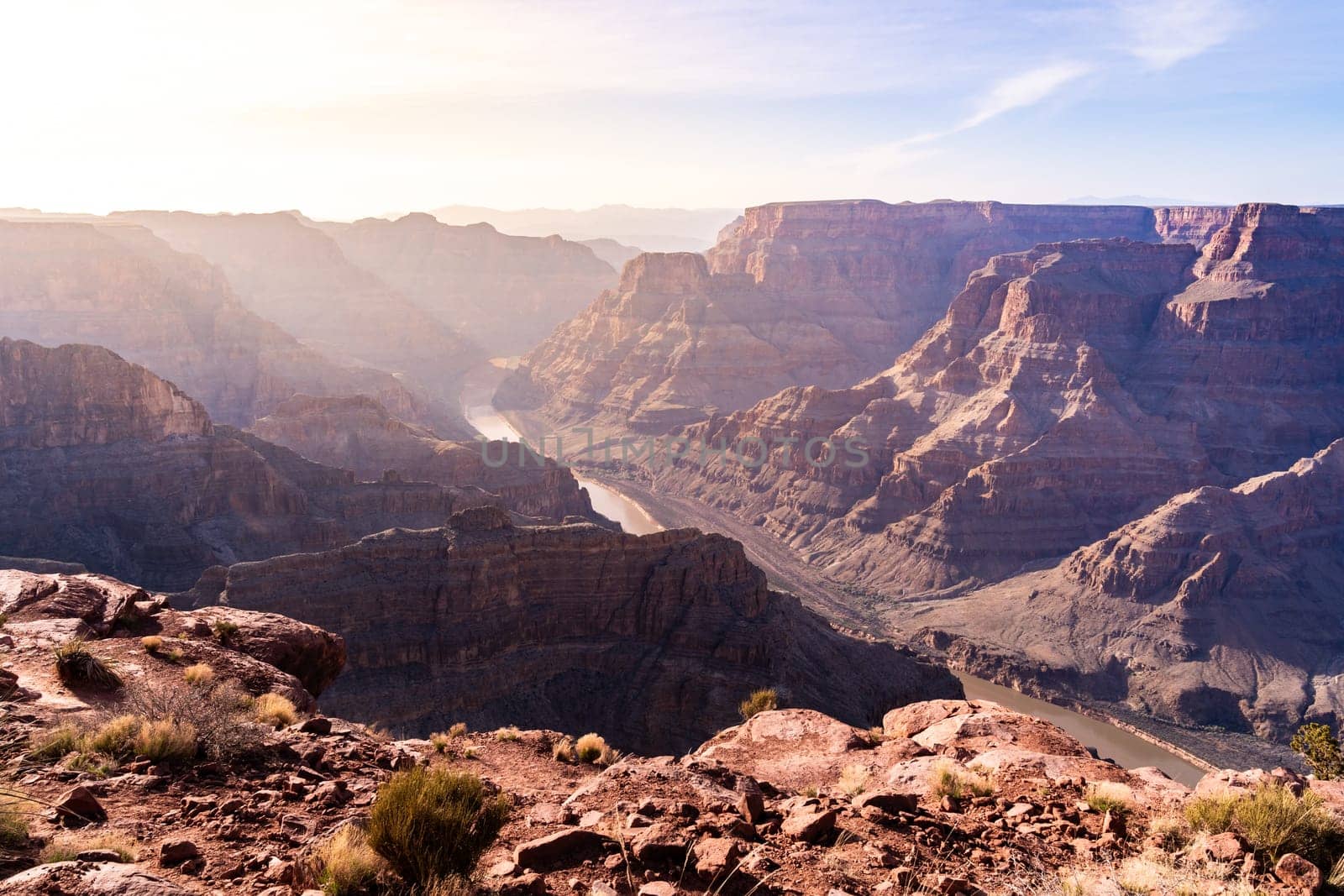 West rim of Grand Canyon in Arizona USA