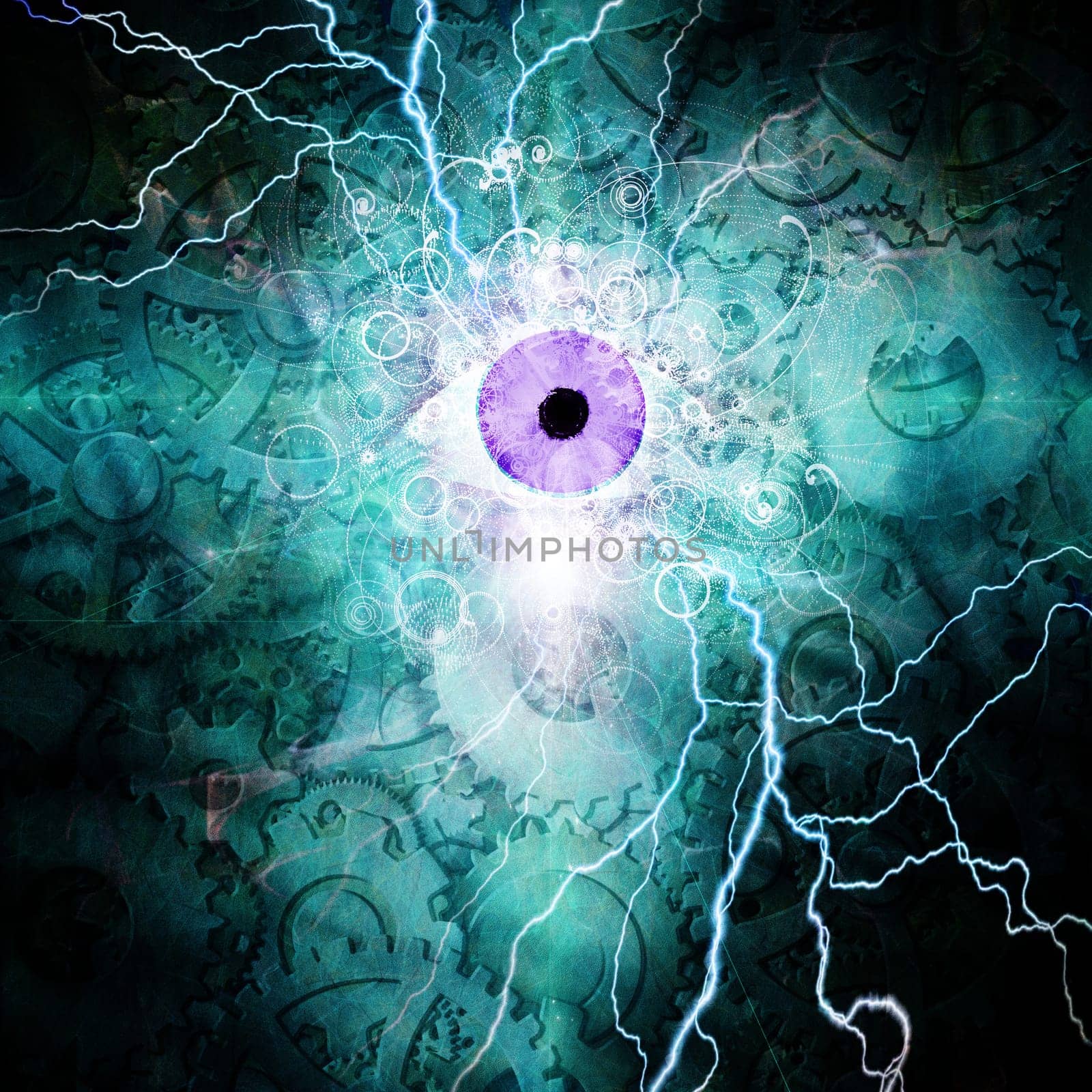 Welcome to the machine. Eye and gears design