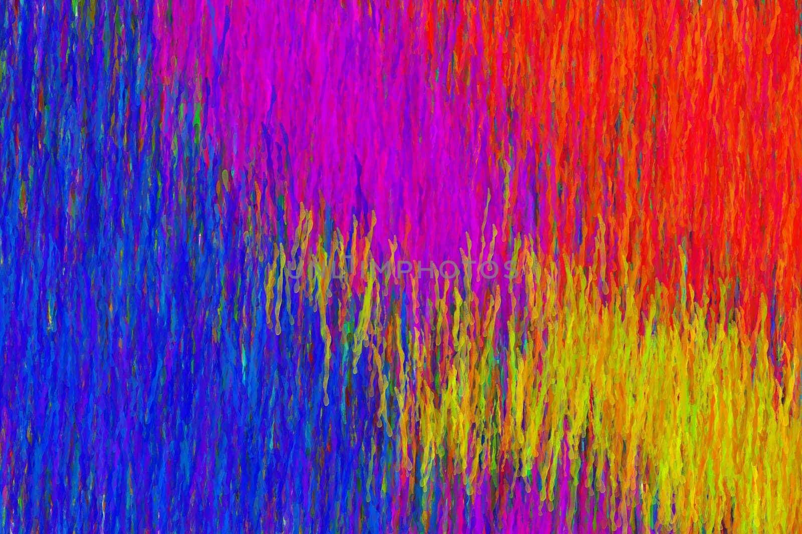 Colorful paint flows. Abstract composition