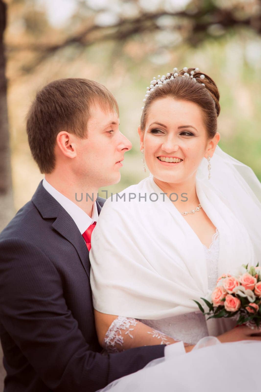 young family, the wedding, the newlyweds
