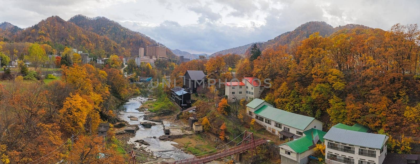 Jozankei Onsen is located inside Shikotsu-Toya National Park between the high cliffs of the Toyohira River. The town is only one hour outside central Sapporo, making it a popular side trip from the city. It is one of the most popular places for tourist.