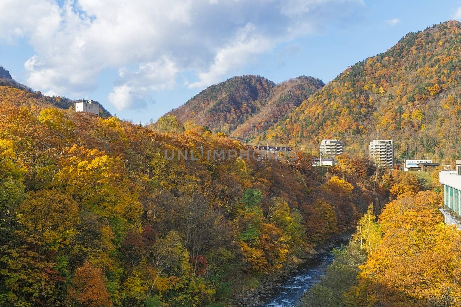 Jozankei Onsen is located inside Shikotsu-Toya National Park between the high cliffs of the Toyohira River. The town is only one hour outside central Sapporo, making it a popular side trip from the city. It is one of the most popular places for tourist.