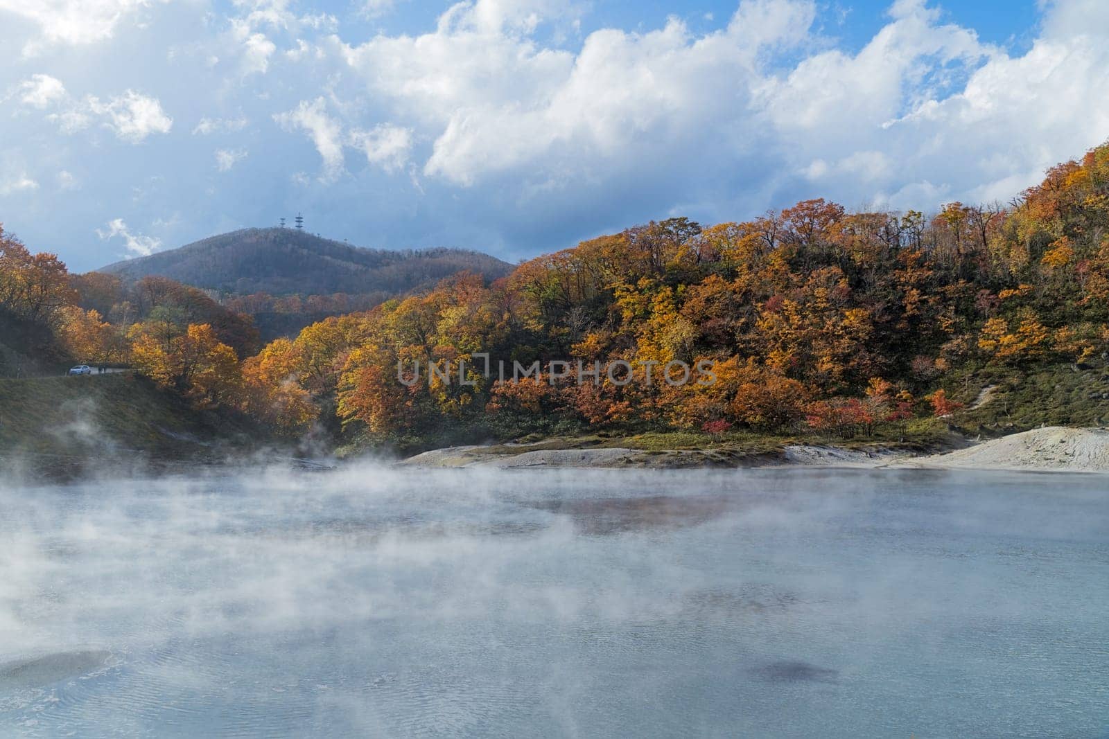 Noboribetsu Onsen is Hokkaido's most famous hot spring resort. A large amount of Noboribetsu's many types of hot spring water surfaces in the spectacular Jigokudani or "Hell Valley"" just above the resort town. Noboribetsu is part of Shikotsu-Toya National Park."
