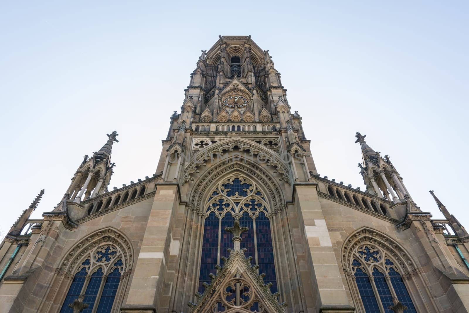 Feuersee Stuttgart Germany Europe Cathedral Religious Old Architecture Destination Visit Travel City Buildings Park Pond