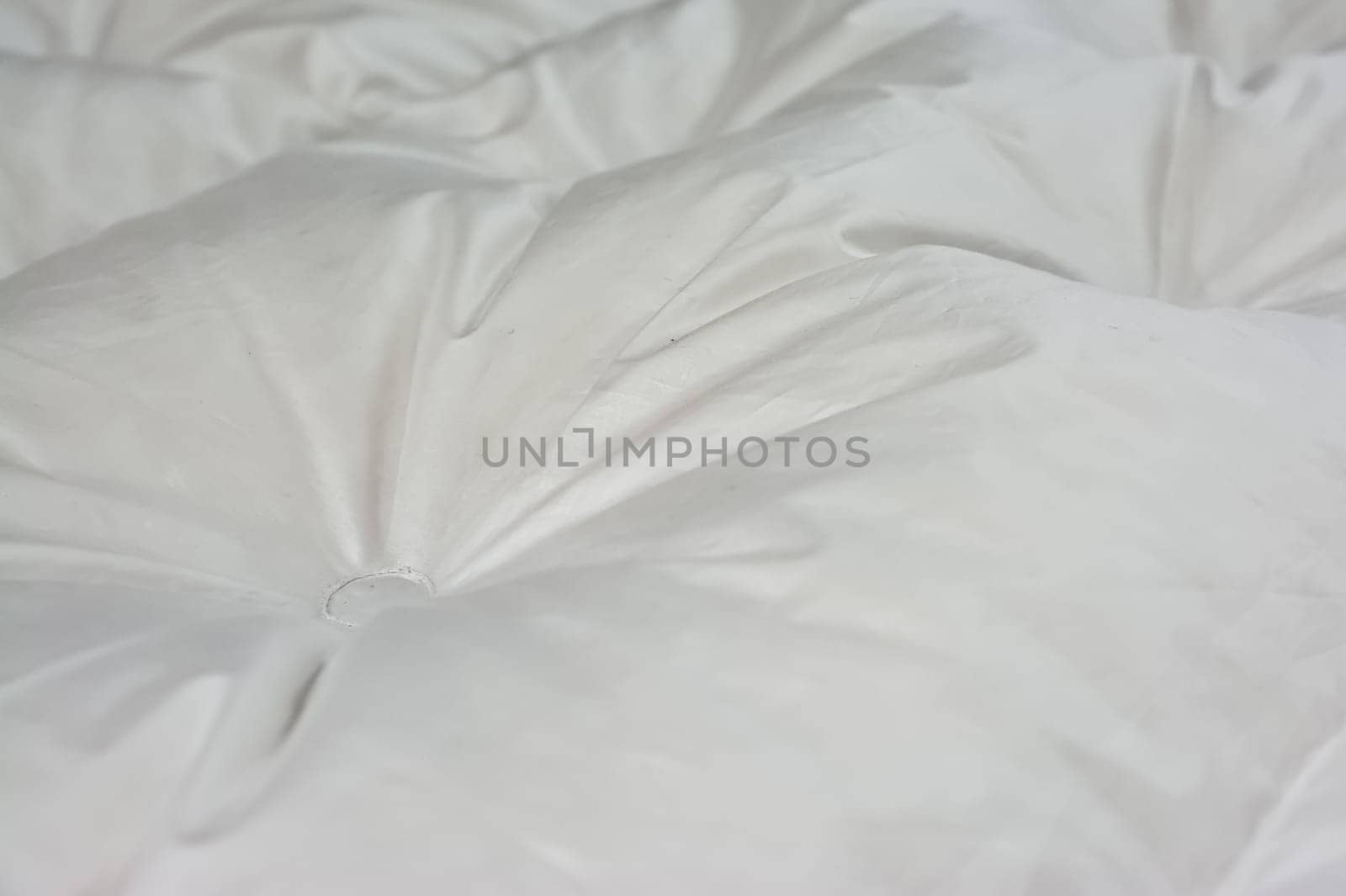 Bed Comforter Sleep Closeup Object Household Wrinkled Texture Folded White
