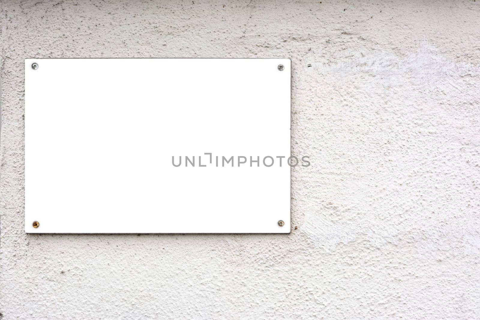 Blank Advertisement Sign City Urban Public White Isolated Clipping Path