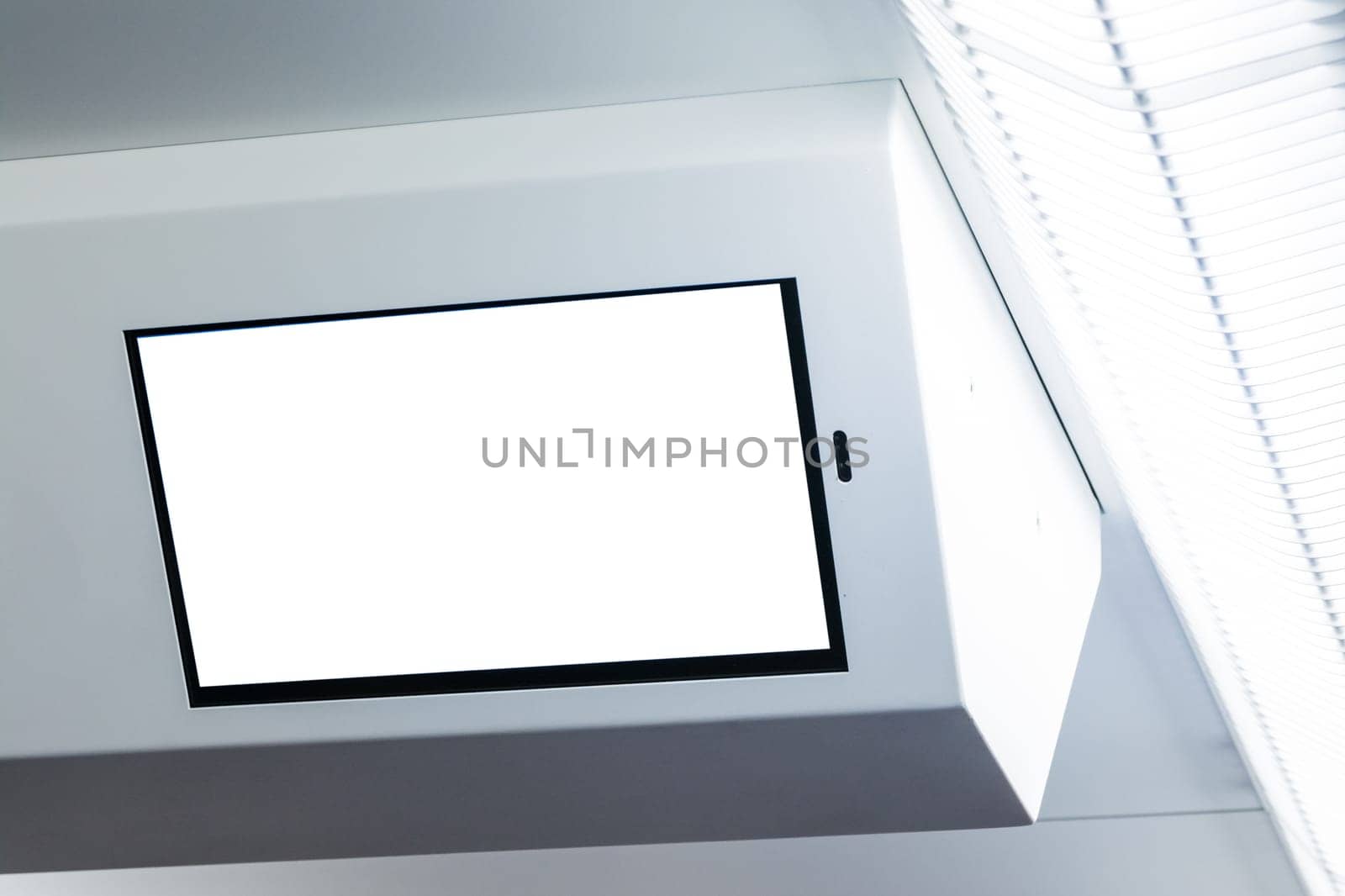 City Typical Ad Space Large White Isolated Template Banner Urban
