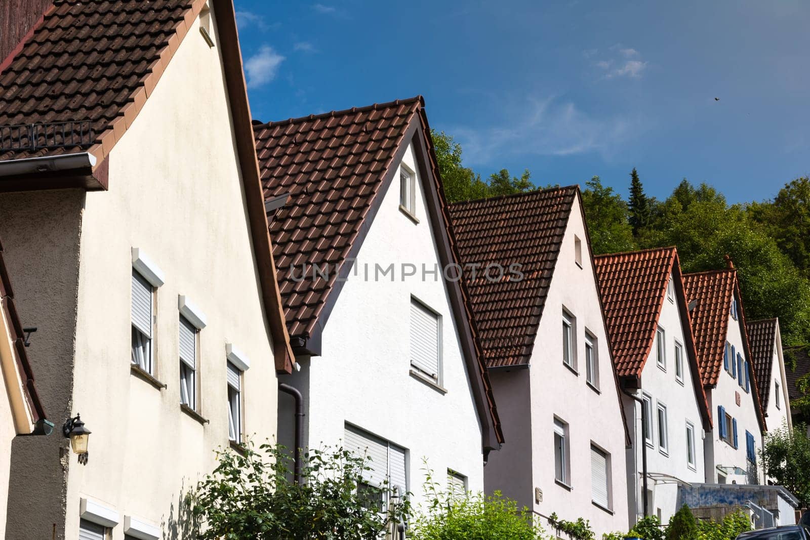 German Neighborhood Residential Homes Architecture European Traditional Culture Houses Buildings