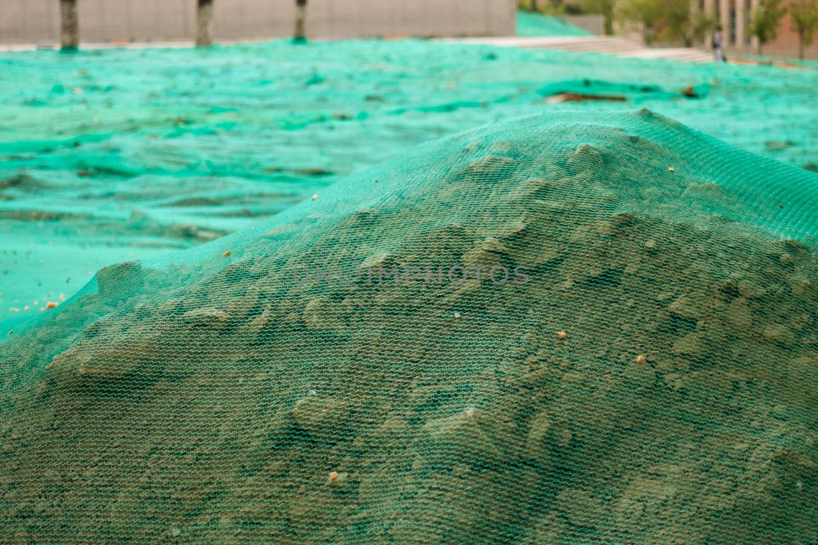 Sandy Soil in the Construction Site