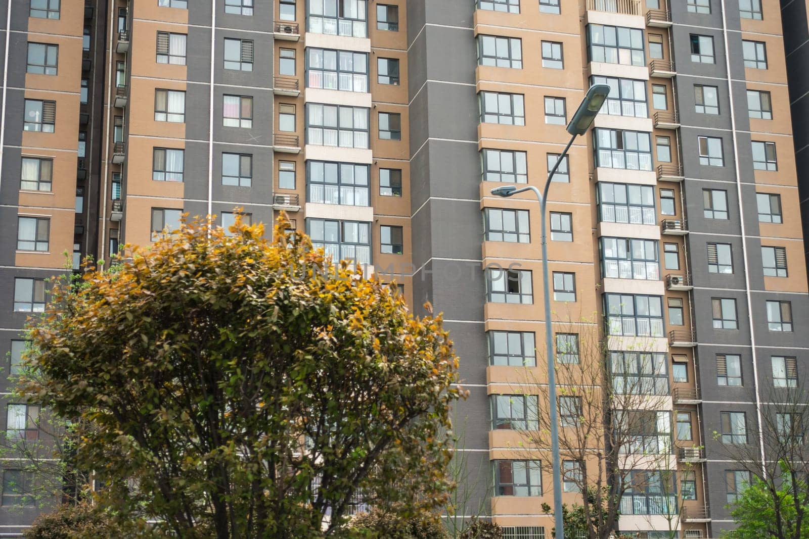 Chinese Apartment Building Urban City Environment