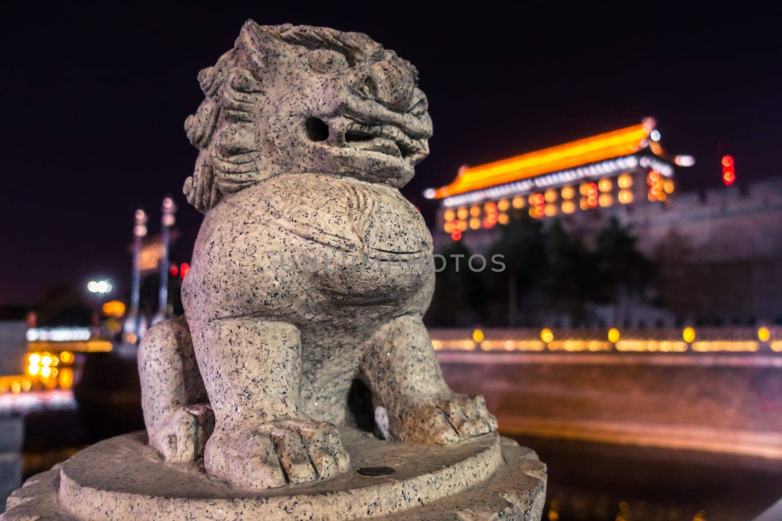 Chinese Guardian Lions A Kind of Stone Carving was Meant as Sentry