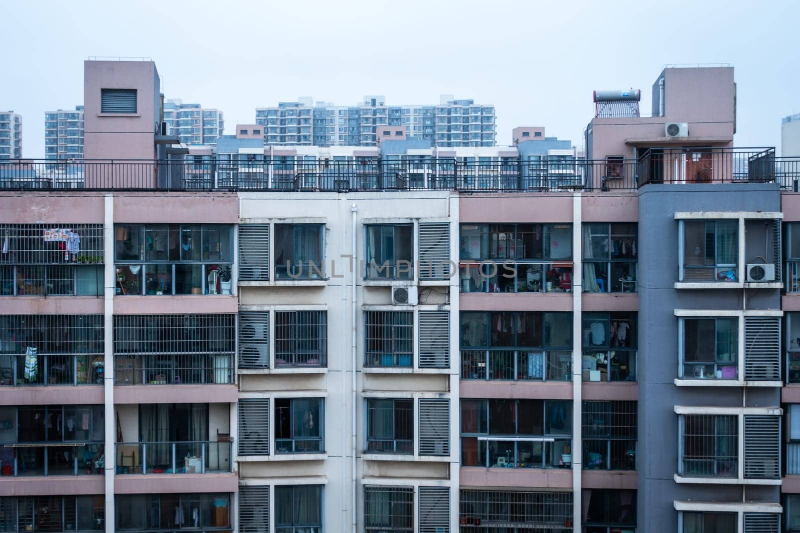 Chinese Apartment Building Urban City Environment